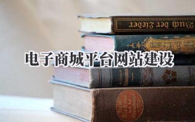 电子商城平台网站建设插图 电子商城平台网站建设