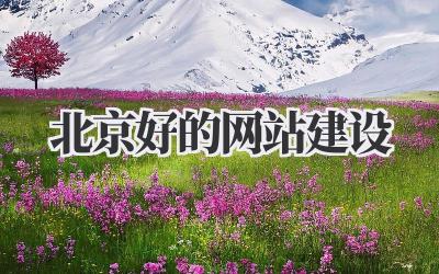 北京好的网站建设|吐血整理!避坑指南来啦!插图 北京好的网站建设