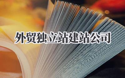 外贸独立站建站公司插图 外贸独立站建站公司