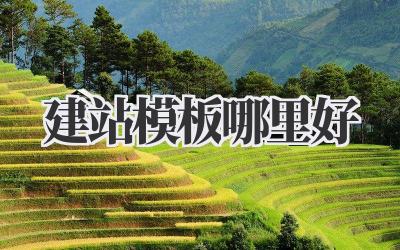 建站模板哪里好?吐血整理!超实用指南来了!插图 建站模板哪里好