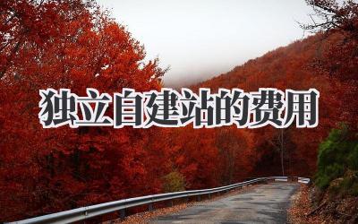 独立自建站的费用,看完这篇你就懂了!插图 独立自建站的费用