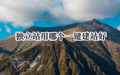 独立站用哪个一键建站好?吐血整理!选对平台事半功倍!插图 独立站用哪个一键建站好