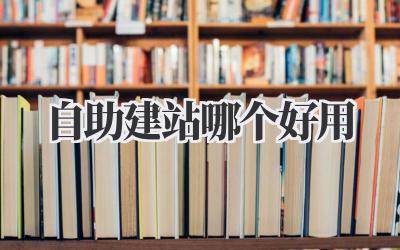 自助建站哪个好用插图 自助建站哪个好用