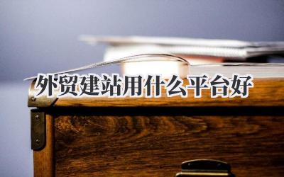 外贸建站用什么平台好插图 外贸建站用什么平台好