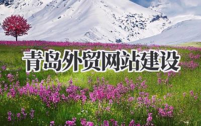青岛外贸网站建设插图 青岛外贸网站建设