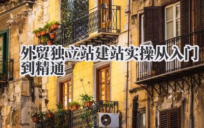外贸独立站建站实操从入门到精通