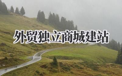 外贸独立商城建站