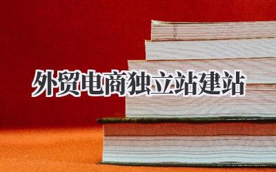 想做外贸?聊聊《外贸电商独立站建站》那些事儿插图 外贸电商独立站建站
