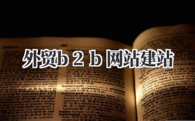 关于《外贸b2b网站建站》,我的一些心得体会插图 外贸b2b网站建站