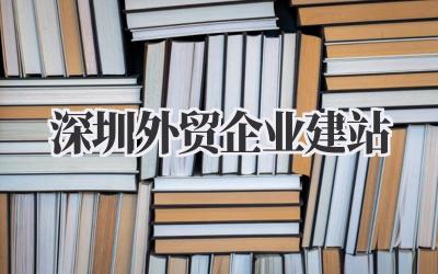 深圳外贸企业建站:从入门到精通,我的实战经验分享插图 深圳外贸企业建站
