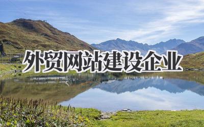 外贸网站建设企业