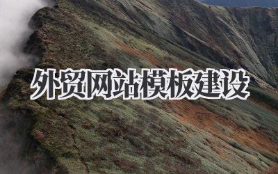 玩转外贸:我的外贸网站模板建设心路历程插图 外贸网站模板建设