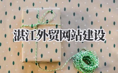 在湛江做外贸,网站这关怎么过?关于《湛江外贸网站建设》的几点实在建议插图 湛江外贸网站建设