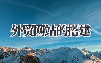 打造吸金利器:我的外贸网站的搭建心路历程插图 外贸网站的搭建
