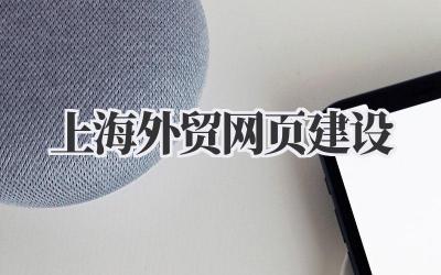 上海外贸网页建设