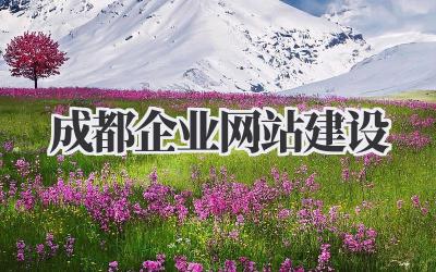 成都企业网站建设