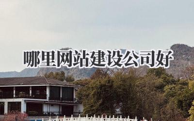 哪里网站建设公司好插图 哪里网站建设公司好