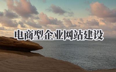 聊聊《电商型企业网站建设》的那些门道儿插图 电商型企业网站建设