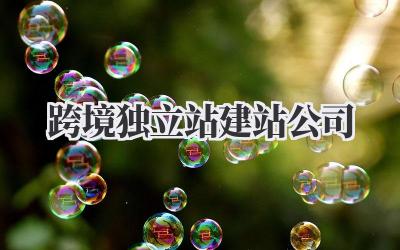 精选跨境独立站建站公司,助你扬帆出海!插图 跨境独立站建站公司