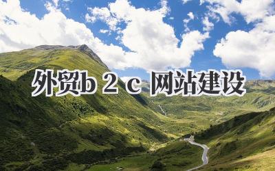 外贸B2C网站建设:我的实践心得与避坑指南插图 外贸b2c网站建设